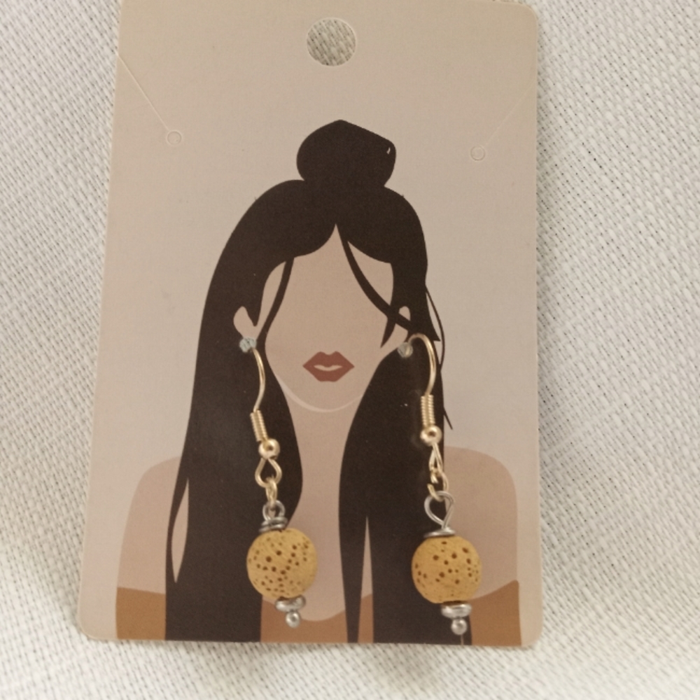 Diffuser Bead Essential Oil Earrings